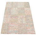thumbnail image 1 of ECARPETGALLERY 5'5" x 7'7" Contemporary Collage Handmade Area Rug for Living Room, Dining Room and Bedroom in Ivory, 1 of 9
