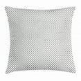 thumbnail image 1 of Geometric Throw Pillow Cushion Cover, Simplistic Arrangement of Stripes and Angled Lines Greyscale Repeating Shapes, Decorative Square Accent Pillow Case, 24 X 24 Inches, Grey White, by Ambesonne, 1 of 2