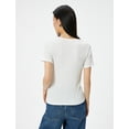 thumbnail image 5 of V Neck Short Sleeve T-Shirt, 5 of 6