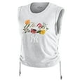 thumbnail image 2 of Women's-WEAR by Erin Andrews  Heather Gray New York Yankees Cinched Tank Top, 2 of 4
