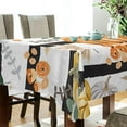 thumbnail image 3 of Coolnut Thanksgiving Pumpkin Tablecloth, Waterproof Washable Polyester Square Table Cover, Durable Tablecloth for Kitchen Dining Table Party Decor, 60"X 120", 3 of 7