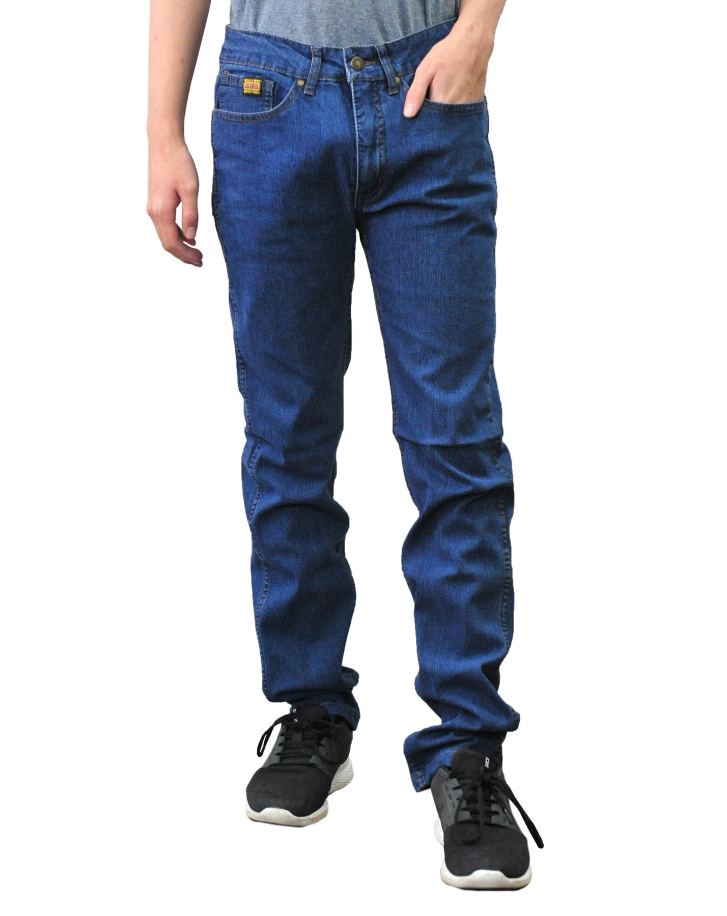Caesar Mens Skinny Stretch Jeans Slim 