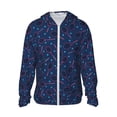 thumbnail image 1 of Fotbe Tennis Racket Chaqueta con Protección Solar UPF 50+ para Hombre y Mujer, Camisa con Capucha y Bolsillos-3X-Large, 1 of 7