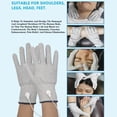 thumbnail image 7 of Massage Gloves, Electrode Gloves, 1 Pair Conductive Electrode Massage Gloves For Massage with Wires Beauty Machine Accessories, 7 of 7