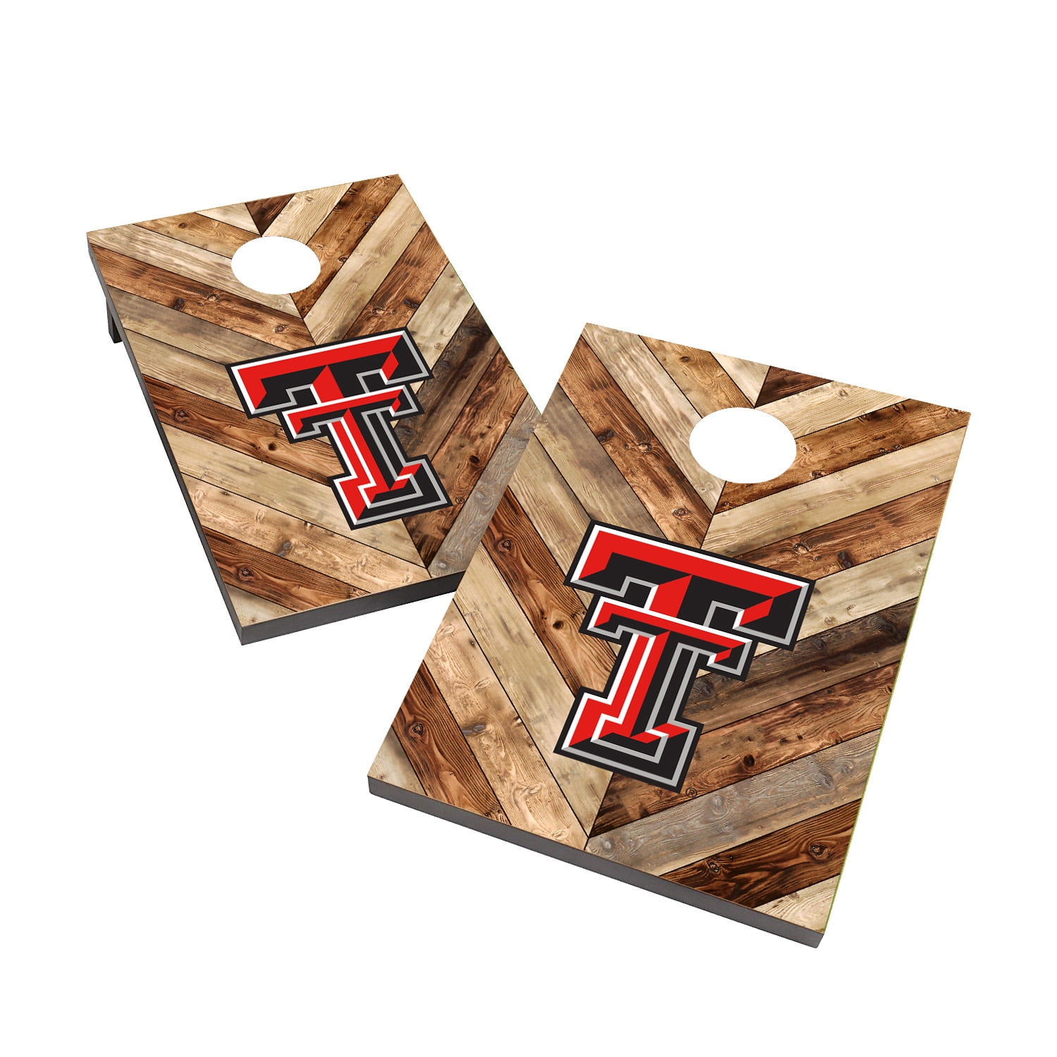 Wild Sports NCAA College Texas Tech Red Raiders 2 x 3 V Logo Cornhole Game Set 