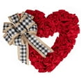 thumbnail image 2 of Hxroolrp Valentines Day Decorations Wreath Valentines Day Wreaths For Front Door Outside 16" Heart Shaped Wreath For Valentine Decor Outdoor Valentine's Day Wreath San Valentin Decoration, 2 of 7