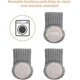 thumbnail image 4 of 24 Knitted Anti-Slip Furniture Socks for Chair Legs Only, Prevent Scratches and Reduce Noise, Movement, 4 of 5