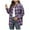 Purple, variant on ICHUANYI Womens Trendy Plaid Print Jacket Casual Warm Button Coat Pocket Long Sleeve Shirt Fall Winter Clothes Outfits 2023
