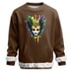 thumbnail image 2 of RKSTN Carnival Party Sweatshirts for Men Oversized Crew Neck Carnival Graphic Print Versatile Fleece Sweatshirt Mens Casual Round Neck Relaxed Fits Comfy Pullover Sweatshirt Top Fall Winter Clothes, 2 of 7