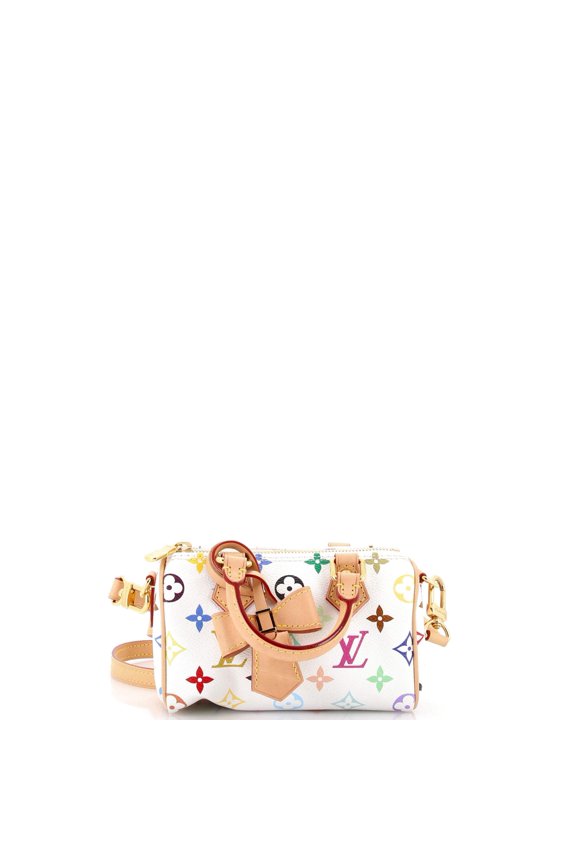 Pre-Owned x Takashi Murakami Speedy Bandouliere NM Bag Monogram Multicolor Nano By Rebag