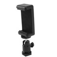 thumbnail image 3 of 2 In 1 Mobile Phone Clip Holder 360 Ball Head Hot Shoe Adapter Mount Fit For Dslr Slr Camera, 3 of 5
