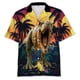 thumbnail image 5 of Camisa hawaiana con estampado de dinosaurio y gato para hombre, divertidas camisas hawaianas con estampado 3D de animales, blusas de moda con solapa, blusas para niños, mangas cortas, 5 of 5