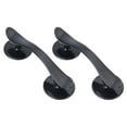 thumbnail image 1 of Household Door Handles Non-punching Black 2Pcs 7.5x2.4in ABS, 1 of 1