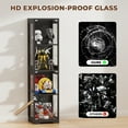 thumbnail image 3 of BROTTAR Display Cabinet with Glass Doors, 4-Tier Corner Display Case with 3 Color Lights for Collectibles, Human Body Sensor, Black, 3 of 8