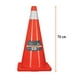 thumbnail image 2 of CONO DE PRECAUCION CON REFLEJANTE 70 cm. TRUPER 13123 Truper CONO-70R, 2 of 2