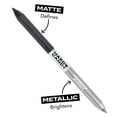 thumbnail image 3 of Hard Candy Party Lines 2-In-1 Eyeliner Duo, Pencil, Opposites Attract, Matte Black & Metallic Silver, 3 of 8