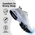 thumbnail image 5 of BROYON Men's Air Cushion Running Shoes Lightweight Breathable Walking Shoes Non Slip Fashion Sneakers Mesh Workout Casual Sports Shoes, 5 of 10