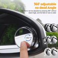 thumbnail image 2 of wnpxqnt for Novice Driver 360° Car Rearview Rotating Blind Spot Mirror+ Suctio Nice B4 G6M2, 2 of 8