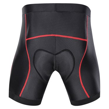 Sportneer Women's Padded Cycling Shorts - 3D Gel Bike Shorts With Anti-Slip Leg Grips
