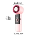 thumbnail image 3 of Rewenti 100-Speed Ice Compress Handheld Fan Usb Rechargeable, Portable Quiet Ice Cooling Fan for Outdoor Sports Daily office Use, 3 of 5