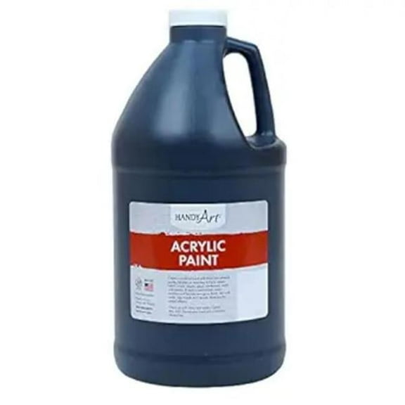 Handy Art 102-100 0.5 gal Acrylic Paint, Mars Black