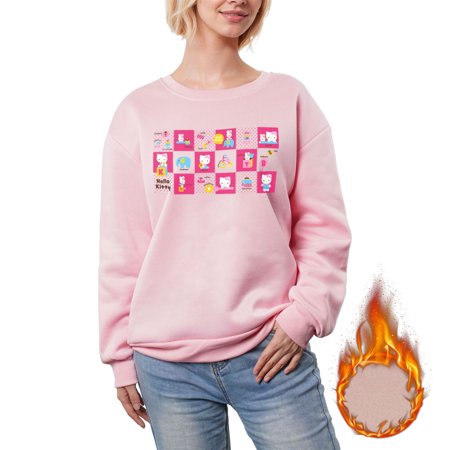 

Hello Kitty Plush And Thickened Women S Niche Casual New Top