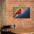 thumbnail image 6 of Rustic Red Bird Metal Sign – 12x16 Inch Tin Wall Art for Kitchen, Porch, Garden, and Living Room – Gift for Bird Lovers and Garden Enthusiasts, 6 of 8