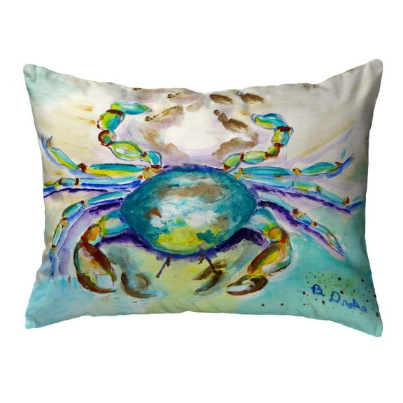 Betsydrake NC1145 16 x 20 in. Alaskan Crab No Cord Pillow
