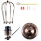 thumbnail image 5 of Vintage Industrial Wall Light - 2 PCS Enchufe ajustable Iluminación industrial Alambre rústico Jaula de metal Apliques Interior Hogar Retro Luces Fixture Xemadio FLD-3131, 5 of 5