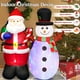 thumbnail image 2 of Set de Papá Noel y muñeco de nieve navideños MICOCAH de 1,5 m, 2 of 7