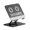 grey, variant on Aluminum Tablet Support Stand with 360 Degree Full Rotation, Adjustable Elevations, and Hollow Cooling Bracket Support