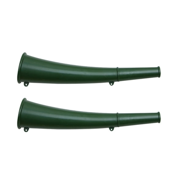 2 bocinas de señales militares verdes para exteriores, portátiles, para entrenamiento.