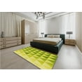 thumbnail image 4 of Ahgly Company Indoor Square Patterned Pistachio Green Area Rugs, 4' Square, 4 of 6