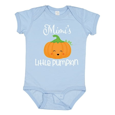 

Inktastic Mimi Little Pumpkin Grandkids Gift Baby Boy or Baby Girl Bodysuit