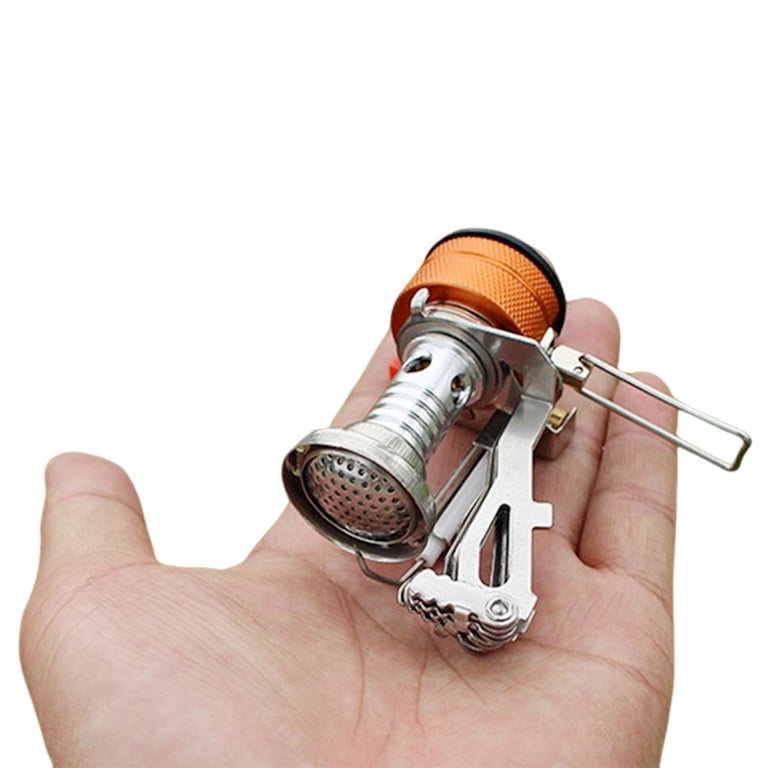 camping mini backpack burners AOTU Portable Stoves Backpacking Stove with Piezo Ignition Stable Support Wind-Resistance Camp Stove for Outdoor Camping Hiking Cooking : Sports & Outdoors Good companion for outdoor camping picnic. Backpacking Stove Jetboil
