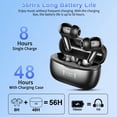 thumbnail image 6 of WeurGhy Earbuds Wireless Bluetooth Noise Cancelling for iPhone Android Sports Workout, 56H Playtime Waterproof LED Display in Ear Headphones, Black, 6 of 10
