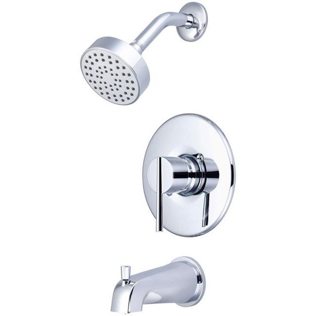 Olympia T-2380 Single Handle Tub & Shower Trim Set, Chrome