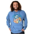 thumbnail image 5 of Vintage Smurf Just Be Cool Mushrooms Hoodie Sweatshirt Women Men Brisco Brands L, 5 of 6