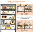 thumbnail image 6 of REIBII 70"H 6 Tier Shelf Metal Shelving Storage Shelves Adjustabl Wire Rack Shelf Units for Kitchen Laundry Pantry Garage Commercial，71"H x 21.65"W x 11.8"D, 6 of 7