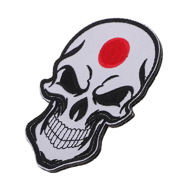 Emblema de Japón BLESIY bandera de Japón Parches de la bandera del cráneo