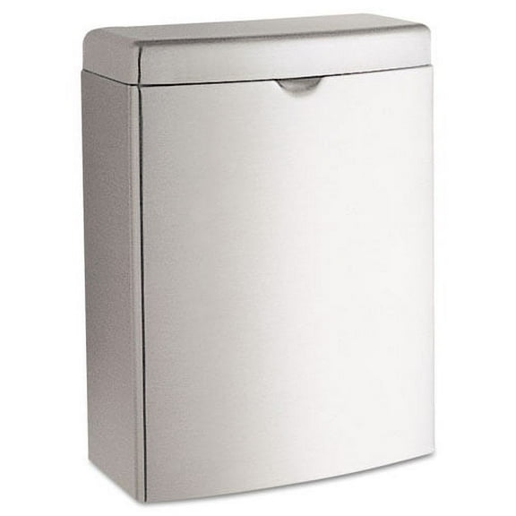 Contura Sanitary Napkin Receptacle, Rectangular, 1 Gal, Stainless Steel | Bundle of 2 Each
