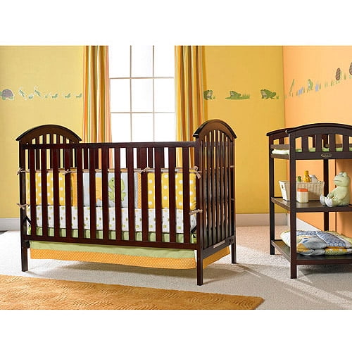 graco freeport convertible crib espresso