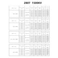 thumbnail image 5 of Pack of 1pc ECOII-2807 1300KV/1500KV/1700KV Brushless Motor 12N14P Framework 4mm Bearing Shafts for Quadcopter, 5 of 7