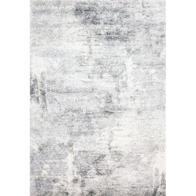 Dynamic Rugs RV693543190 Tapis Rectangulaire Contemporain 5 Pi. 3 Po. x 7 Pi. 7 Po. Rêverie 3543 - 190 Crème & Gris