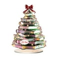 thumbnail image 2 of Hometravel Christmas Book Stack Ornament, 2D Acrylic Tree Shape Desktop Decor, Holiday Theme Study and Living Room Decoration Piece, 2 of 5
