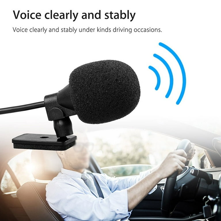 Mini Car Microphone 2.5mm Bluetooth External Microphone Stereo Car Radio  Receiver