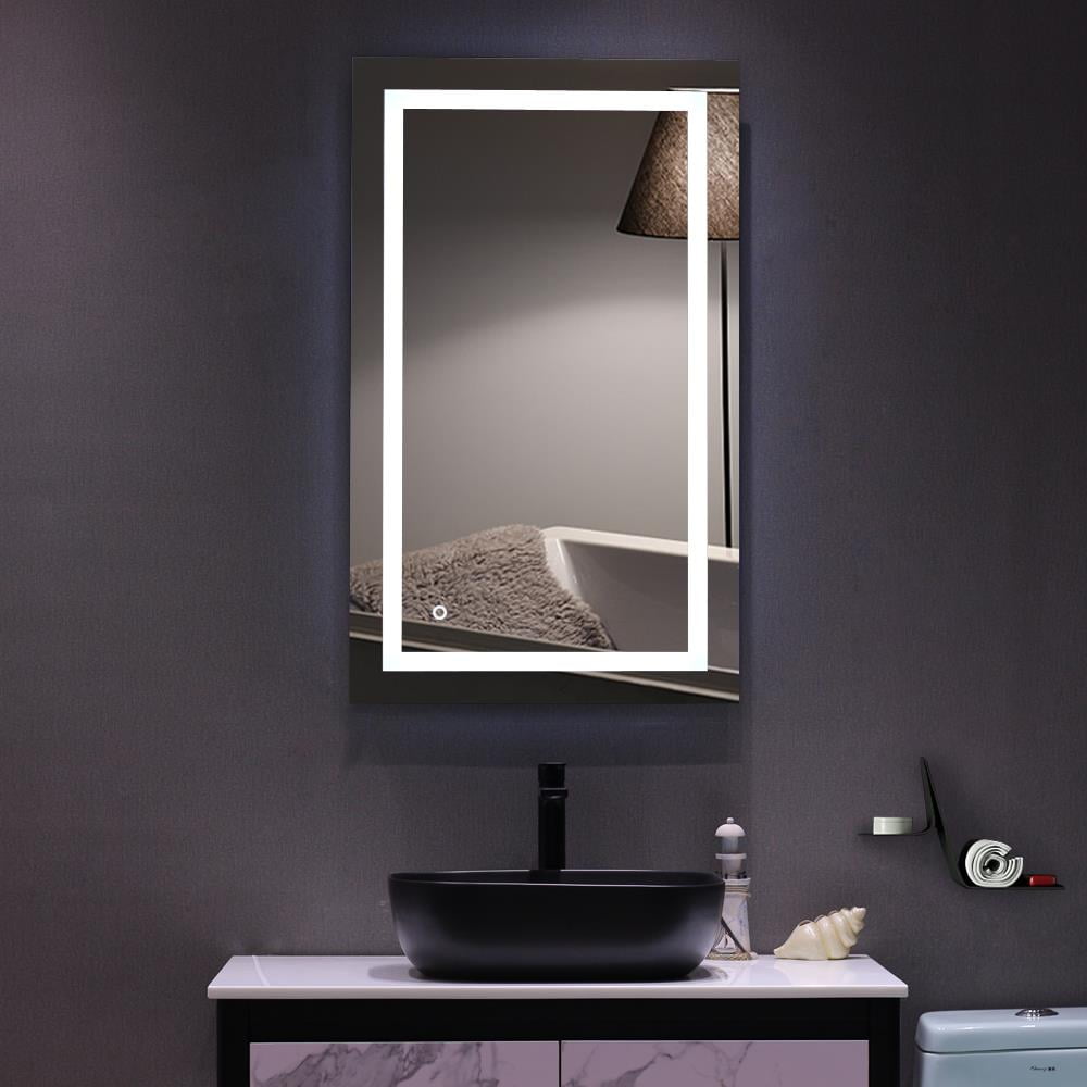 Winado Wall Mounted Bathroom Mirror, Wall Mounted Bathroom Cabinet With Mirror And Lights