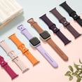 thumbnail image 3 of Sport Silicone Band Compatible with Apple Watch Bands 40mm 38mm 41mm 44mm 45mm 42mm 49mm Women Men,Soft Wristband Waterproof Replacement Sport Strap for iWatch Bands Series 9 8 7 6 5 4 3 2 1 SE Ultra, 3 of 7