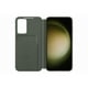thumbnail image 3 of Funda tipo cartera Smart View para Samsung Galaxy S23+, color caqui, 3 of 6