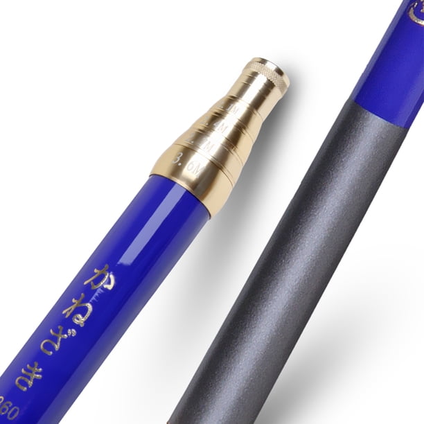 Cañas de pescar de fibra de carbono Mini caña de pescar para arroyo de agua dulce (3,6 m) Hugtrwg Para Estrenar